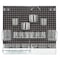 Azar Displays 24-Piece Black Pegboard Organizer Kit with 2 Panels and Accessory 900944-BLK - alternate 1
